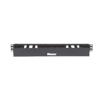 Organizador de Cables Horizontal PatchLink, Sencillo (Solo Frontal), Para Rack de 19in, 1UR