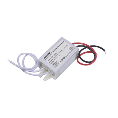 Fuente 12 V   1 Amper   Waterproof   Intemperie grado IP67