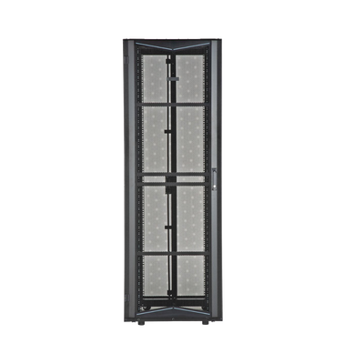 Gabinete FlexFusion para Centros de Datos, 42 UR, 800 mm de Ancho, 1070 mm de Profundidad, Fabricado en Acero, Color Negro