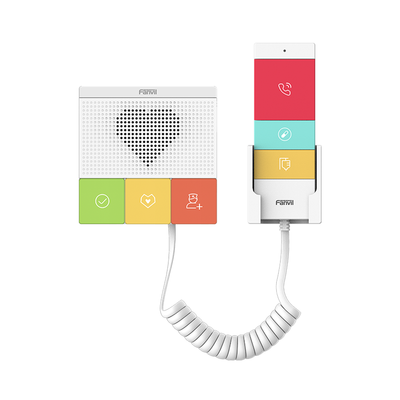 Intercomunicador SIP para Hospital Asilos, 6 botones, antibacterial, 1 Relevador integrado