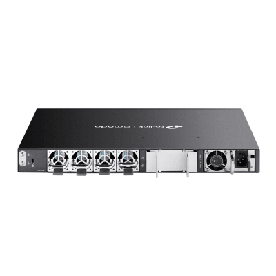 Switch Omada L3 SDN Administrable   48 puertos Gigabit y 6 puertos SFP+   Presupuesto PoE 1440 W   Funciones RIP, VRRP, Servidor DHCP   Administración centralizada OMADA   Fuente Redundante