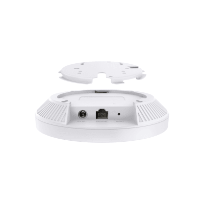 Punto de Acceso Omada   Wi-Fi 7 BE5000 MU-MIMO 2x2   1 Puerto 2.5 Gbps   Mesh Omada   Operaciones Multiencale (MLO)   Configuración por Controlador o Stand-Alone   Para Montaje en Techo pared   Alimentación PoE+