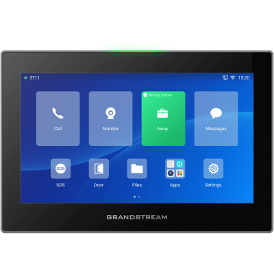 Estación de Intercomunicación SIP con Wi-Fi 6, Bluetooth y Control Total para Agendamiento de Salas y Edificios Inteligentes (Color Negro)