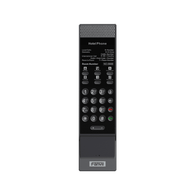Teléfono IP Inalámbrico para Hotelería con Wi-Fi 6 Doble Banda, 6 Teclas DSS,Material Antibacterial
