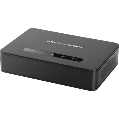 Adaptador de Teléfono Analógico ATA 2 Puertos FXS (Conectar Teléfono Análogo) con Router NAT Gigabit   Compatible SIP   Cifrado AES Reforzado   Calidad de Voz HD   Soporta Fax T.38   Router NAT Alto Rendimiento