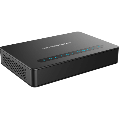 Gateway 8 Puertos FXS (Conectar Teléfono Análogo) con Router NAT Gigabit   2 Perfiles SIP   Cifrado AES   Conferencia de Voz 3 Participantes   Calidad de Voz HD   Fax T.38   2 Puertos Gigabit   Aprovisionamiento Automatizado TR069