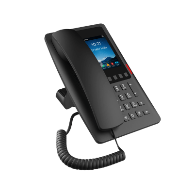 TELEFONO IP WI-FI HOTELERO C POE C PUERTO USB P CARGA Y PANTALLA LCD D 3.5IN