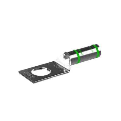 Zapata de compresión LCA1-38-E, para cal. 1 0 Awg, Barreno para tornillo prisionero de 3 8, 1 Pz