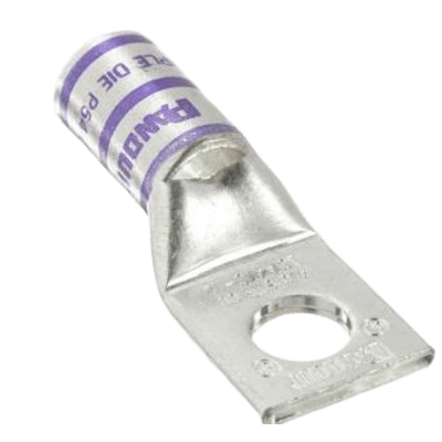 Zapata de compresión LCA4 0-12-X para cal. 4 0 Awg, Barreno para tornillo prisionero de 1 2, 1 Pz