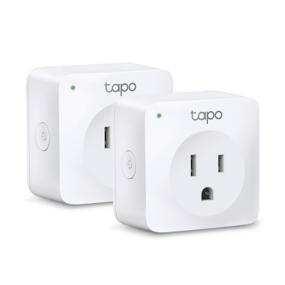 Mini tomacorriente inteligente Wi-Fi, 100 - 120V~, 50 60Hz, 15.0A, compatible con Amazon Alexa y Google Assistant, color blanco.
