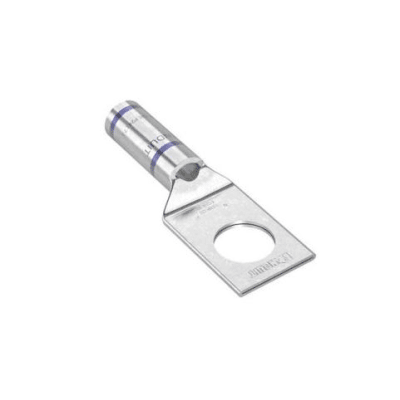 Zapata de compresión LCA6-38-L, para cal. 6Awg, Barreno para tornillo prisionero de 3 8, 50 Pz