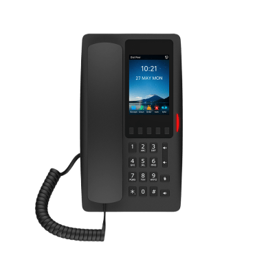 TELEFONO IP WI-FI HOTELERO C POE C PUERTO USB P CARGA Y PANTALLA LCD D 3.5IN