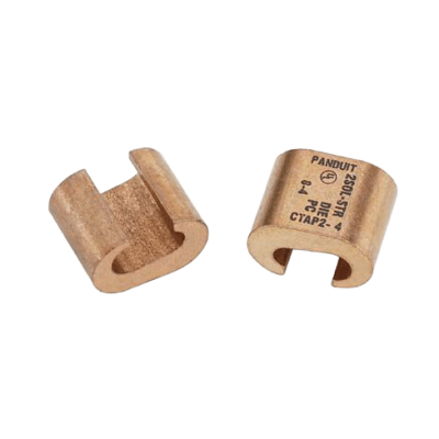Conector de compresión tipo C StructuredGround CTAP2 0-2 0-X, 2 0 AWG, 1pz