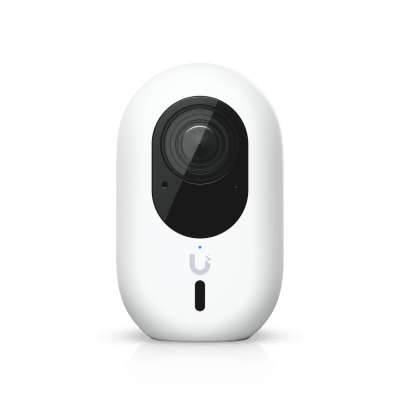 Cámara UniFi Protect G6 Instant con WiFi, 4K, Sensor de Imagen 8MP 1 1.8", Multi-TOPS AI, Audio Bidireccional, Visión Nocturna IR, Protección IPX5, Reconocimiento Facial y de Matrícula