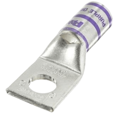 Zapata de compresión LCA4 0-12-X para cal. 4 0 Awg, Barreno para tornillo prisionero de 1 2, 1 Pz