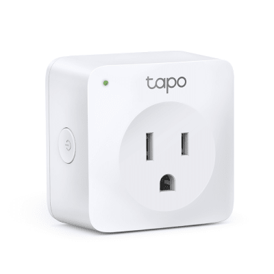 Mini tomacorriente inteligente Wi-Fi, 100 - 120V~, 50 60Hz, 15.0A, compatible con Amazon Alexa y Google Assistant, color blanco.