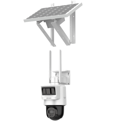Kit Solar IP All in One   Doble Detección (Radar + PIR)   PT IP 4 Megapixel   Lente 4 mm   Panel Solar   Batería de Respaldo de Litio 50.76Wh (Hasta 1.5 días)   Conexión 4G   Audio de Dos Vías   Accesorios de Inst.   Dir