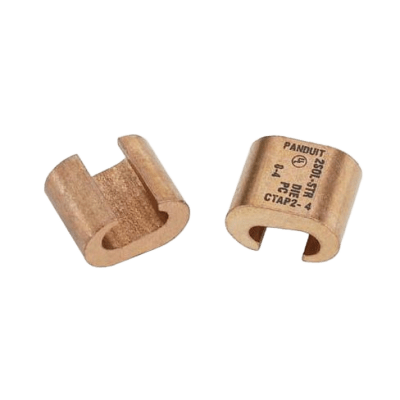 Conector de compresión tipo C StructuredGround CTAP2-2-X, 4 0 AWG, 1pz