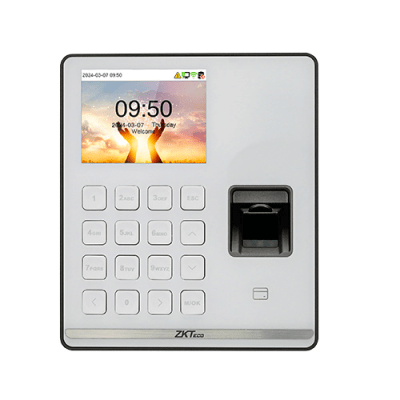 Terminal de Asistencia SenseFP M1   Autenticación por Huella Digital   Pantalla TFT 2.8" Color LCD   Wi-Fi IEEE802.11b g n   Conectividad ZKBio Zlink   Capacidad de 500 Usuarios   Actualización de Firmware en Línea